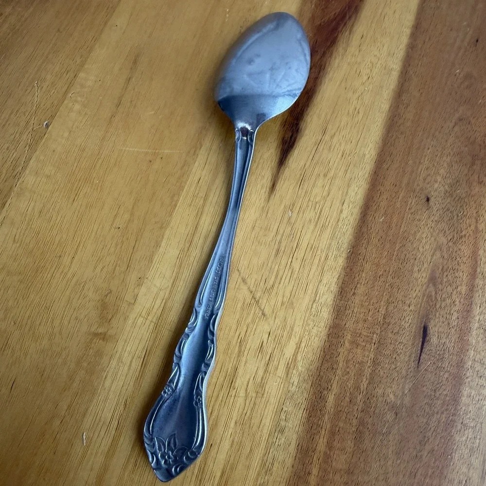 Walco Stainless‎ Steel Floral Spoon Korea Kitchen Dining Replacement